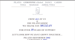 Desktop Screenshot of pilatesmclean.com